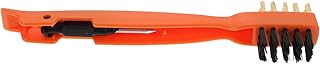 Garneck Brosse de Nettoyage Cuisine Multifonction Réutilisable Orange Brosse Récurer pour Plaques et Plans de Travail Outil Ergonomique pour Maison et Restauration