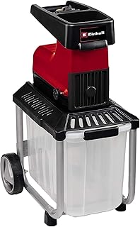 Einhell Broyeur de végétaux silencieux GC-RS 60 CB (2 800 W, cylindre de coupe, bac de 60L, interrupteur de sécurité intégré)