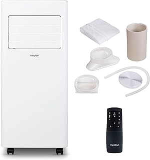 MEDION Climatiseur Mobile E701 (7000 BTU, 3-en-1, Refroidir, Déshumidification, Ventilation, jusqu