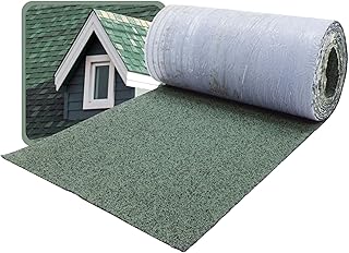 5m Bardeaux faîtage autocollants vert 32cm, 1,6m² abris jardin