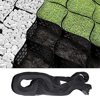 15m² Stabilisateur Gravier 5cm Hauteur,5x3 m Stabilisateur De Gravier, Grille De Protection pour Gazon, Grilles De Pelouse
