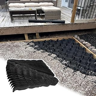 Stabilisateur de Gravier Grille de Stabilisation de Gravier - Pavage Géocellulaire Pliable en Nid D