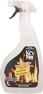K-OFEU - Nettoyant vitre et insert - Entretien vitres et foyers - Préserve les joints et alliages - 750 ml