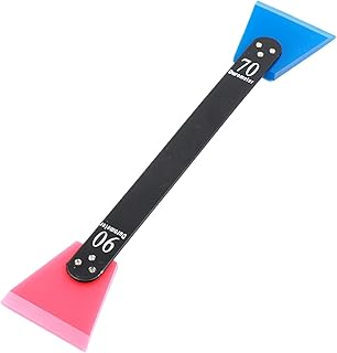 Outils pour la pose de films de voiture | Films élastiques en caoutchouc enroulé Raclette Outils | Grattoir pour films automobiles, poignée incurvée en métal, pour film teinté de véhicule