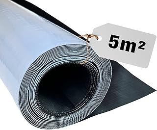 Membrane EPDM Autocollante pour Toiture EasyStick – Ultra Résistante & Étanche – Idéale pour abri de jardin, carport et toit plat – Facile à Poser, Longue Durée de Vie - 100cm de large x 5m de long