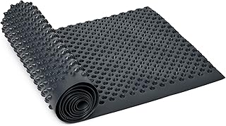 membrane à picots HDPE - Film de drainage et étanchéité - Protection murs enterrés, fondations, jardin surélevé - 0,5 m × 2,5 m GD-0160
