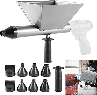 Pistolet à mortier électrique Fugenpistole, Pistolet à mortier électrique Mörtelpresse avec 8 buses différentes, Pistolet à béton pour joint de mortier, Outil d