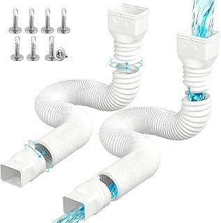 Rallonge Gouttière Flexible Extension de Gouttière Kit d